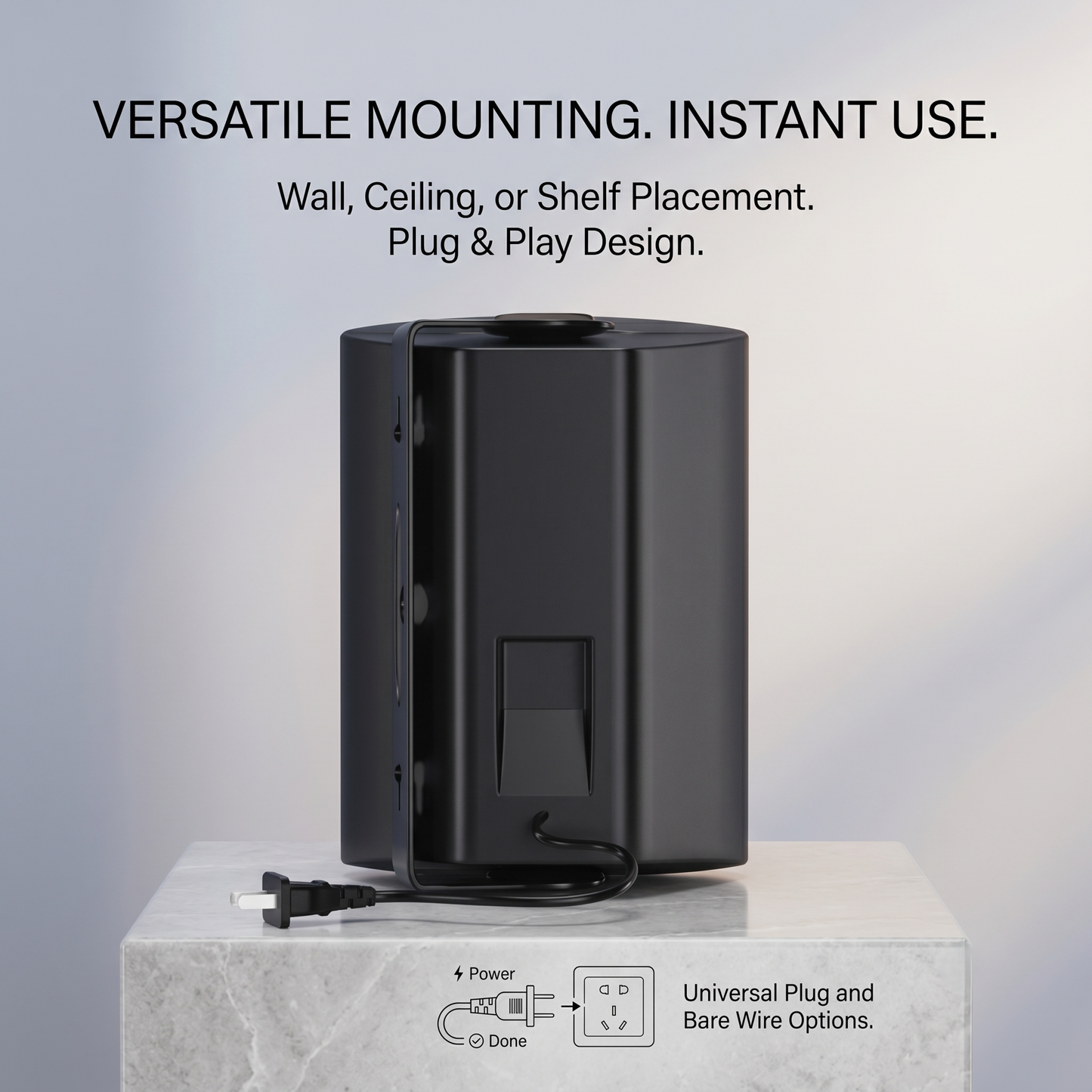 Premium Wireless Wall-Mount Sound System