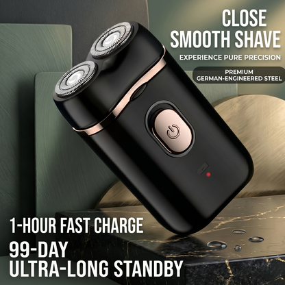 Mini Dual-Head Portable Travel Electric Shaver