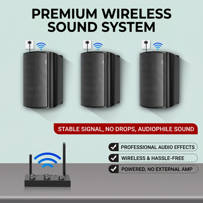 Premium Wireless Wall-Mount Sound System