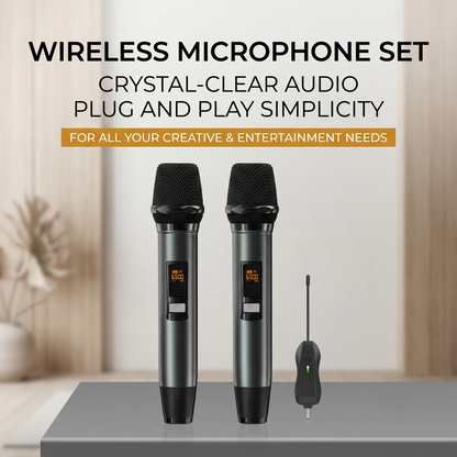 UHF Wireless Microphone Set
