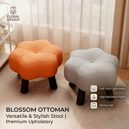 Petal Blossom Ottoman Footstool