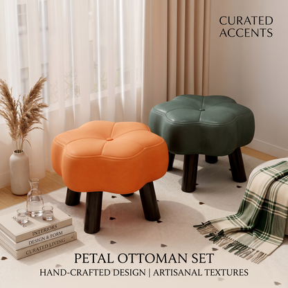 Petal Blossom Ottoman Footstool